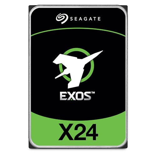 Seagate Exos X24 16TB Enterprise Internal Hard Drive HDD - 6GB/s SAS 7200RPM 2.5M MTBF (ST16000NM002H