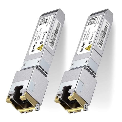 ipolex SFP+ 10GBase LR Singlemode Module, 10G SFP LC 1310nm Fiber Optic Transceiver for Cisco SFP-10G-LR, Ubiquiti UniFi UF-SM-10G, Meraki MA-SFP-10GB-LR, Netgear AXM762, Mikrotik and More, up to 10KM|B01EN33WYK