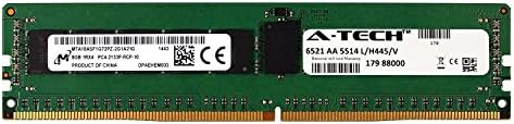 A-Tech Micron IC DDR4 64GB Kit 8X 8GB 1Rx4 PC4-17000 2133MHz for Dell PowerEdge R730xd R730 R630 T630 R430 R530 C4130 H8PGNC Memory RAM