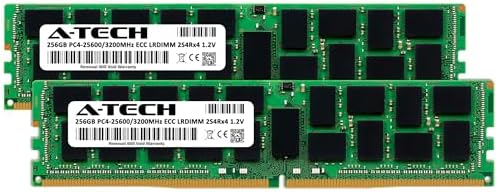 A-Tech 64GB Kit (2x32GB) DDR4 2400MHz PC4-19200 ECC LRDIMM 4Rx4 Quad Rank 1.2V Load Reduced DIMM 288-Pin Server RAM Memory Upgrade Modules (A-Tech Enterprise Series)|B0BPN3X471