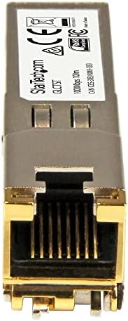 StarTech.com Cisco SFP-GE-T Compatible - Gigabit SFP - 10/100/1000 Mbps - RJ45 Port - 1000Base-T - Copper SFP - GBIC Module