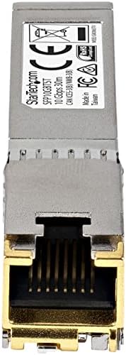 StarTech.com Cisco SFP-GE-T Compatible - Gigabit SFP - 10/100/1000 Mbps - RJ45 Port - 1000Base-T - Copper SFP - GBIC Module