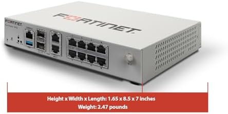 Fortinet FortiGate - 90G Next Generation Firewall (NGFW) | 8X GE RJ45, 2X 10GE RJ45/SFP+ Ports (Appliance Only, No Subscription) (FG-90G)|B0CFG25KLL