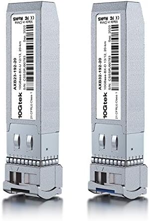 10Gtek 10GBase-T SFP+ to RJ-45 Transceiver, 10Gbe SFP+ Copper Ethernet CAT6a Module, up to 30m, for Cisco SFP-10G-T-S, Ubiquiti UniFi, Fortinet, TP-Link and More|B01KFBFL16