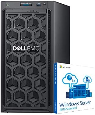 Dell PowerEdge T140 Mini Tower Server with Intel Xeon 3.3GHz CPU, 32GB DDR4 RAM, 8TB HDD Storage, RAID (Renewed