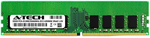 A-Tech 32GB Replacement for Samsung M391A4G43MB1-CTD - DDR4 2666MHz PC4-21300 ECC UNBUFFERED UDIMM 2rx8 1.2v - Single Server Memory Ram Stick