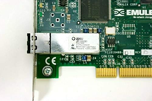 EMULEX 2GB 64BIT 133MHZ PCI-X Fibre Channel HBA, FC1010489-01 REV C|B07TD6PDKM
