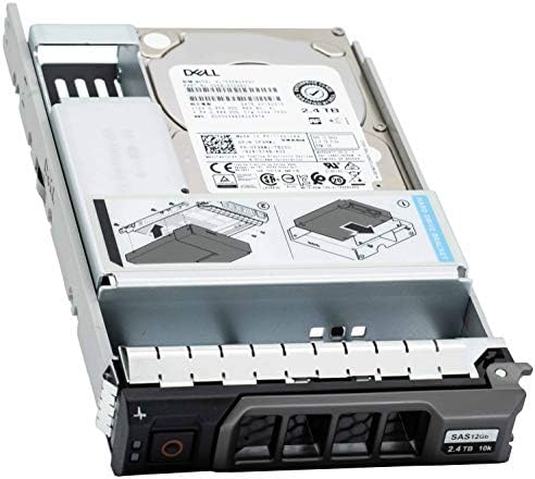 Dell 400-AUVR 2.4TB HDD 10K RPM SAS 12Gbps Hybrid 2.5in to 3.5in Tray Hot Plug Hard Drive