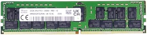 Timetec Hynix Original 32GB KIT(2x16GB DDR4 3200MHz PC4-25600 Registered ECC 1.2V CL22 288 Pin RDIMM Server Memory Ram Module Upgrade (32GB KIT(2x16GB