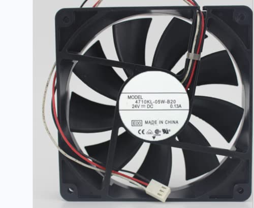 4710KL-05W-B20 EBMPAPST 24V 0.13A 2.4W 1900RPM 75.9CFM 31DBA 120X120X25MM 3-Wire Cooling Fan