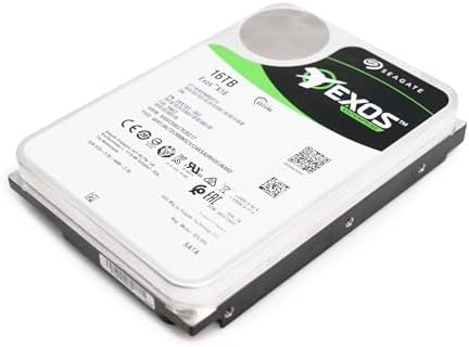 Seagate 16TB HDD Exos X16 7200 RPM 512e/4Kn SATA 6Gb/s 256MB Cache 3.5-Inch Enterprise Hard Drive (ST16000NM001G) (Renewed)|B08JYQKVJP