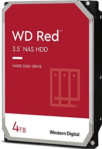 Western Digital 2TB WD NAS Internal Hard Drive HDD - 5400 RPM, SATA 6 Gb/s, SMR, 256MB Cache, 3.5" - WD20EFAX, Red|B07PGWXQCM