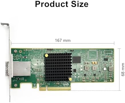 Broadcom 12G External PCI-E SAS/SATA HBA Controller Card, Compatible for SAS 9300-8E