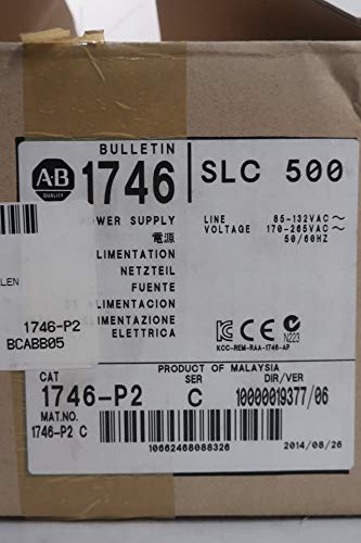 ALLEN BRADLEY 1746-P2 SLC 500 Power Supply Module SER C|B0789NJTKF