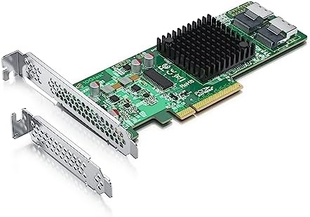 Broadcom 12G External PCI-E SAS/SATA HBA Controller Card, Compatible for SAS 9300-8E