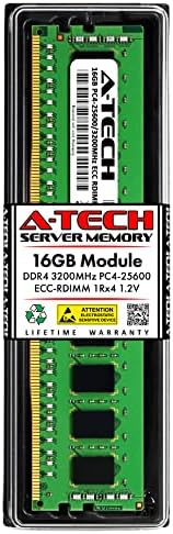 A-Tech 16GB RAM for Dell PowerEdge T550 | DDR4 3200MHz PC4-25600 ECC RDIMM 1Rx4 Registered Server Memory Upgrade|B0CGMPNRT7