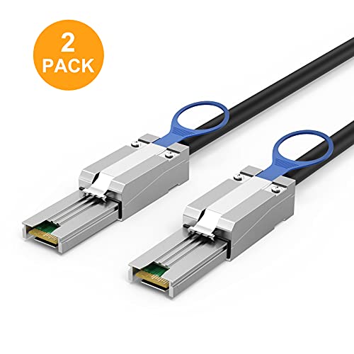 CableCreation External Mini SAS 26pin (SFF-8088) Male to Mini SAS 26 (SFF-8088) Male Cable, 1.0M|B013G4F3A8
