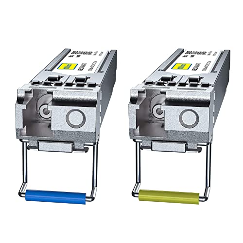 10Gtek ๐ญ๐ฌ/๐ญ๐ฌ๐ฌ/๐ญ๐ฌ๐ฌ๐ฌ๐๐ฎ๐๐ฒ-๐ง ๐๐ผ๐ฝ๐ฝ๐ฒ๐ฟ ๐ฆ๐๐ฃ, Auto-Negotiation SFP to RJ45 Mini-GBIC Transceiver or Cisco GLC-T(10/100/1000)/SFP-GE-T(10/100/1000) Pack of 2|B09NNMP934