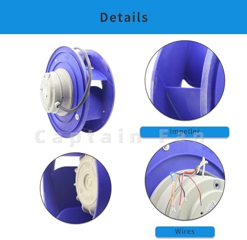 RH28C-2DD.3I.CR 163827 Ziehl-abegg Fan 400VAC 0.66/1.1KW Centrifugal Inverter Fan|B0CNVC9MKB