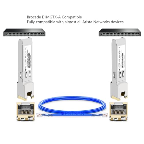 1000BASE-SX SFP Optical Transceiver Module Compatible with HPE Aruba J4858D J4858DCM JL745A Q8N53A ProCurve J4858C J4858B J4858A 850nm 550m DDM Duplex LC MMF|B09MTW3HVB