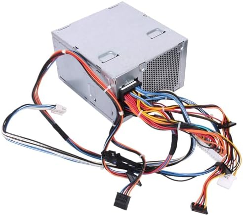 LXun D525AF-00 525W Power Supply w/Cables Compatible with Dell Precision T3500 P/N: D525A001L H525AF-00 H525EF-00 HP-D5252E0 HP-D5253A0 N525EF-00 0G05V 6W6M1 M822J U597G X008G