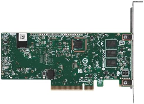Broadcom MegaRAID 9560-8i - Contrôleur de stockage (RAID - 8 Canal - SATA 6Gb/s/SAS 12Gb/s/PCIe 4.0 (NVMe - RAID 0, 1, 5, 6, 10, 50, JBOD, 60 - PCIe 4.0 x8