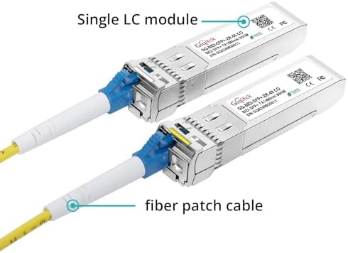1 Pair 10GBASE-BX10-UD BiDi SFP+ Module, TX 1270nm/1330nm, RX 1330nm/1270nm, 10km DOM Simplex LC/UPC SMF Optical Transceiver Networking Mini Gbic for Dell GP-SFP-10GBX-U-10/ GP-SFP-10GBX-D-10|B0DQ7M94PL