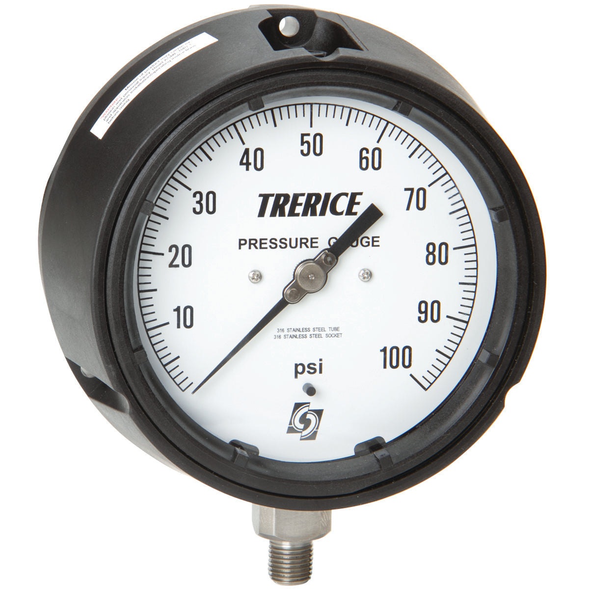 TRERICE - Process Pressure Gauge 450LFSS-45-04-L-A-300