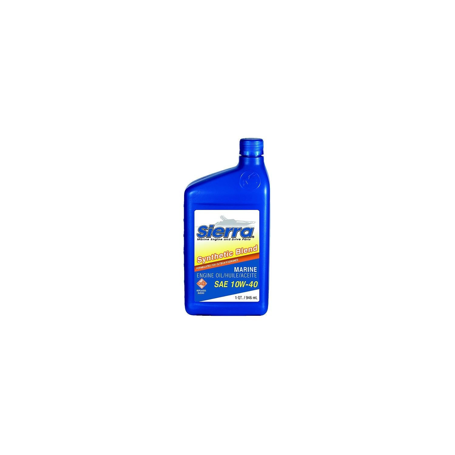 10W40 FCW 4-Cycle Outboard Synthetic Blend Oil, 55 Gal. Drum