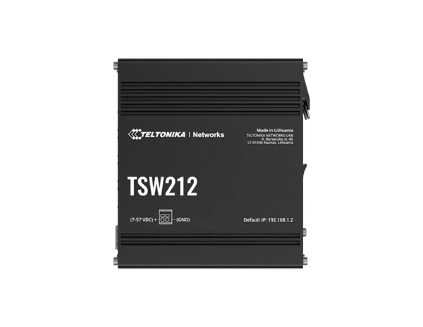 Teltonika TSW212 Layer 2 Managed Ethernet Switch with IPv6 Support (TSW212000000
