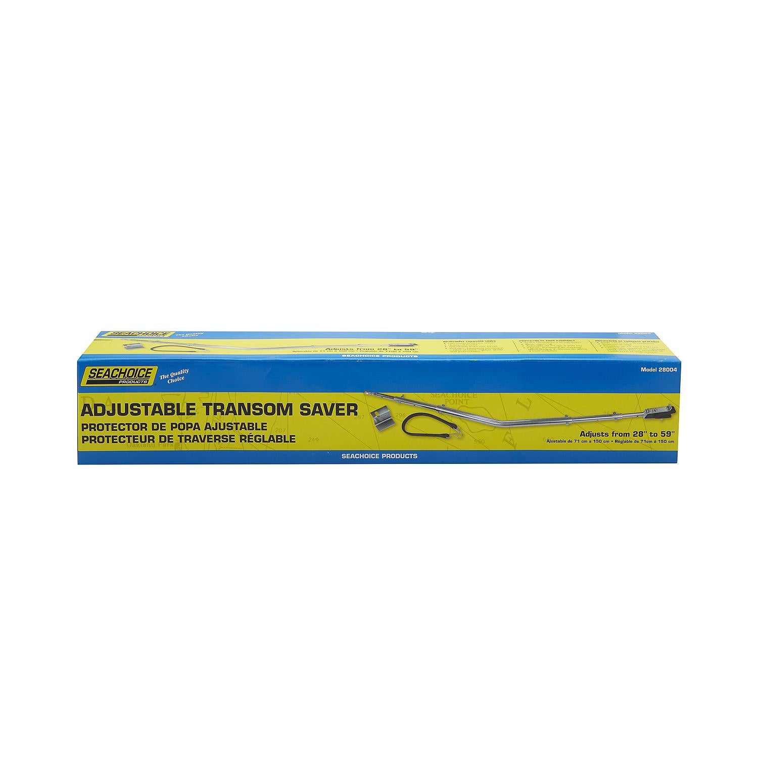 Seachoice 50-28004 Adjustable Angled Transom Saver, 28" 59"