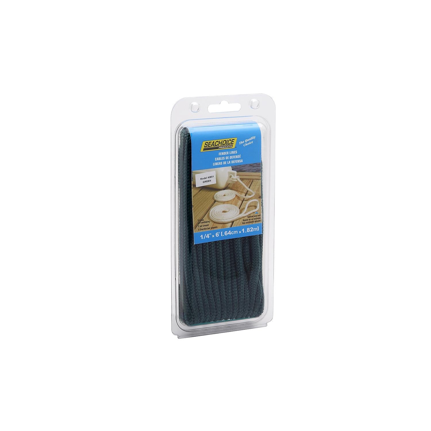 Seachoice Double Braided Nylon Fender Line (2 Per Pack)