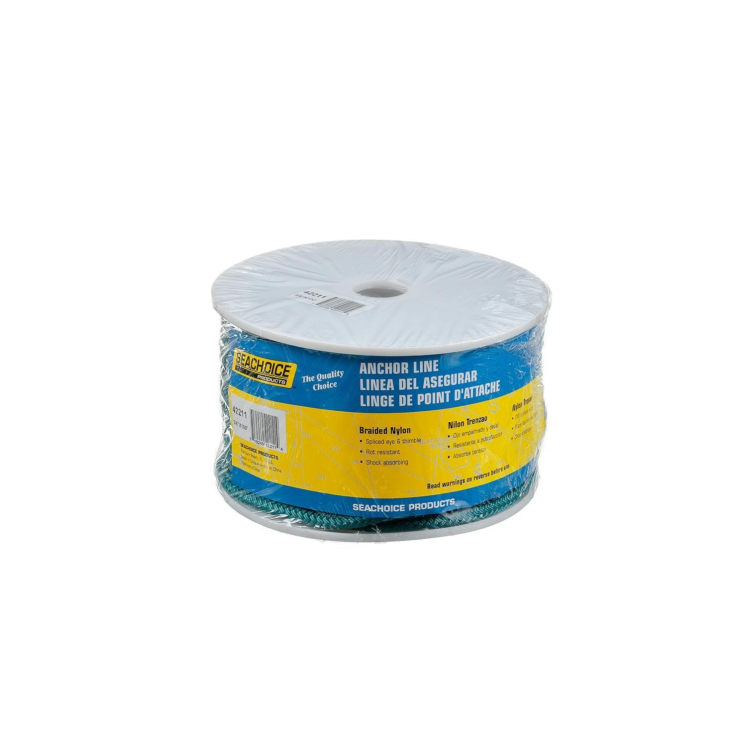 Seachoice Double Braid Nylon Boat Anchor Rope Line