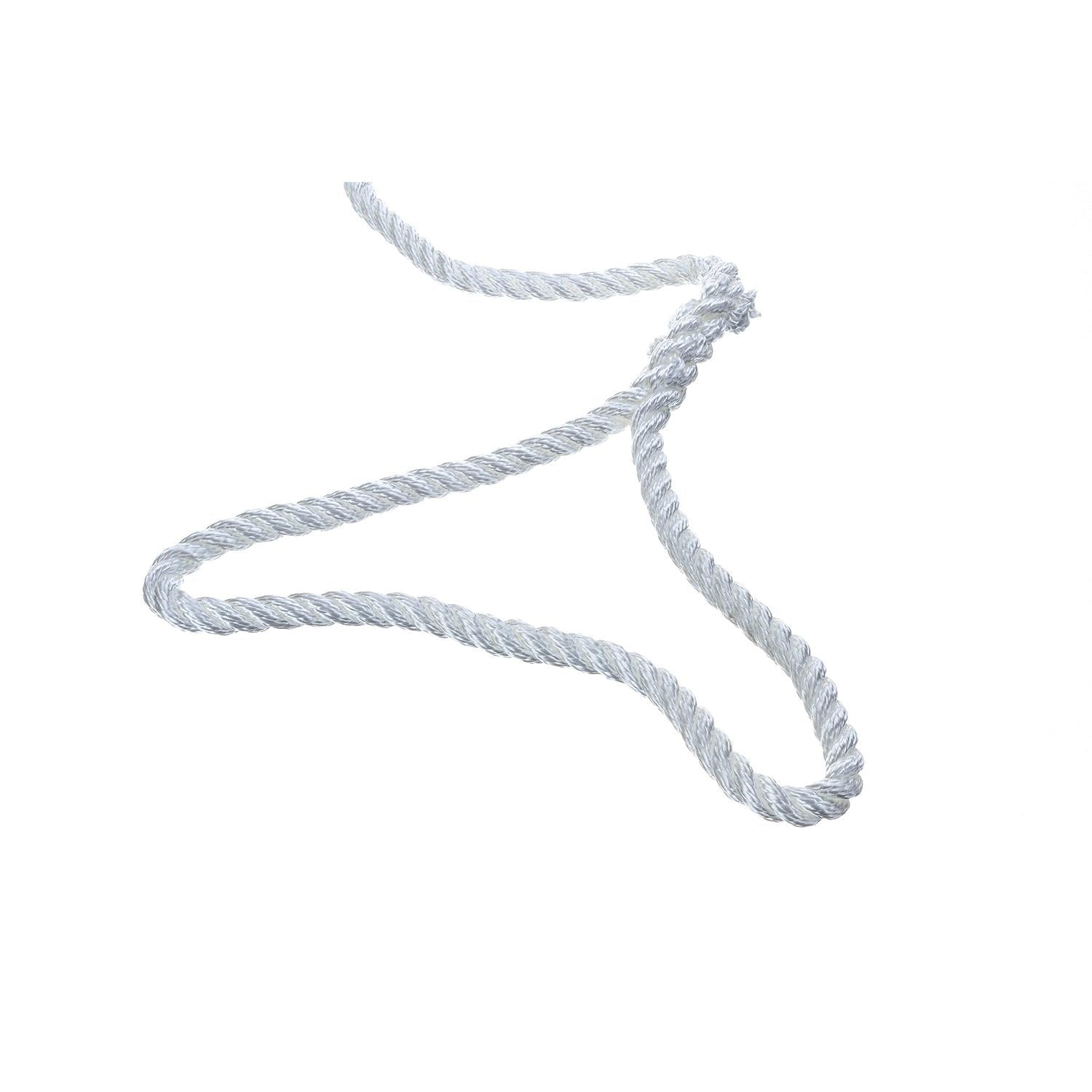Seachoice 50-42521 3-Strand Twisted Nylon Dock Line, 3/8" x 20', White