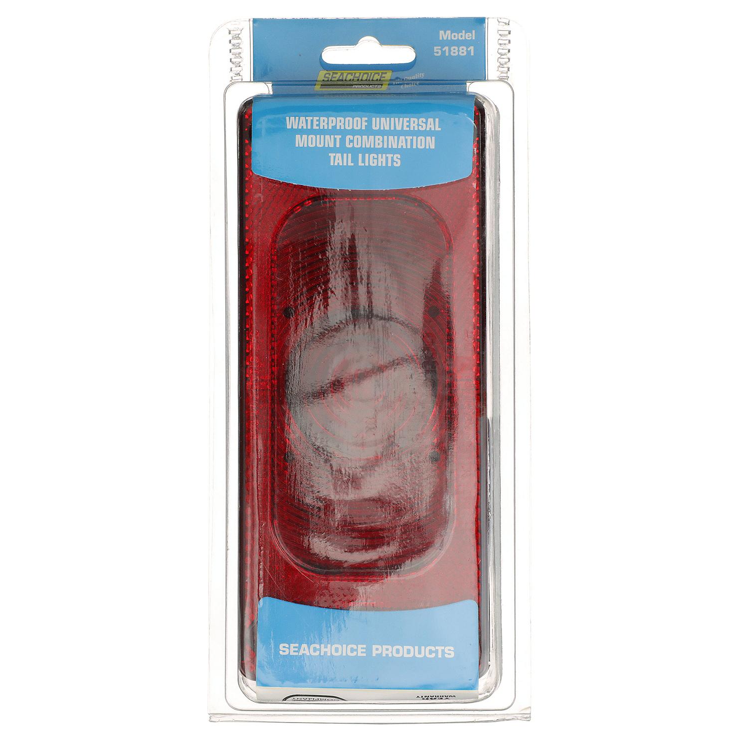 Seachoice ST36RSSCH Waterproof Universal Mount Combination Tail Light 7-Function, Passenger Side