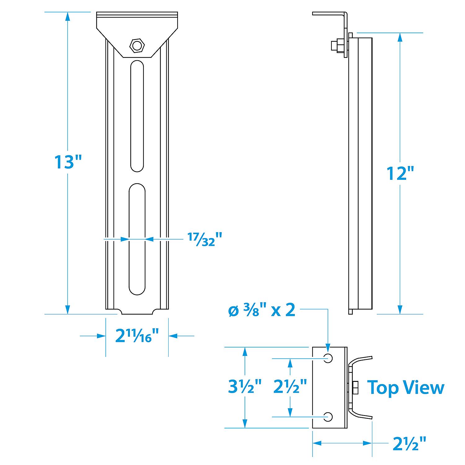Seachoice 55350 Swivel Bolster Bracket