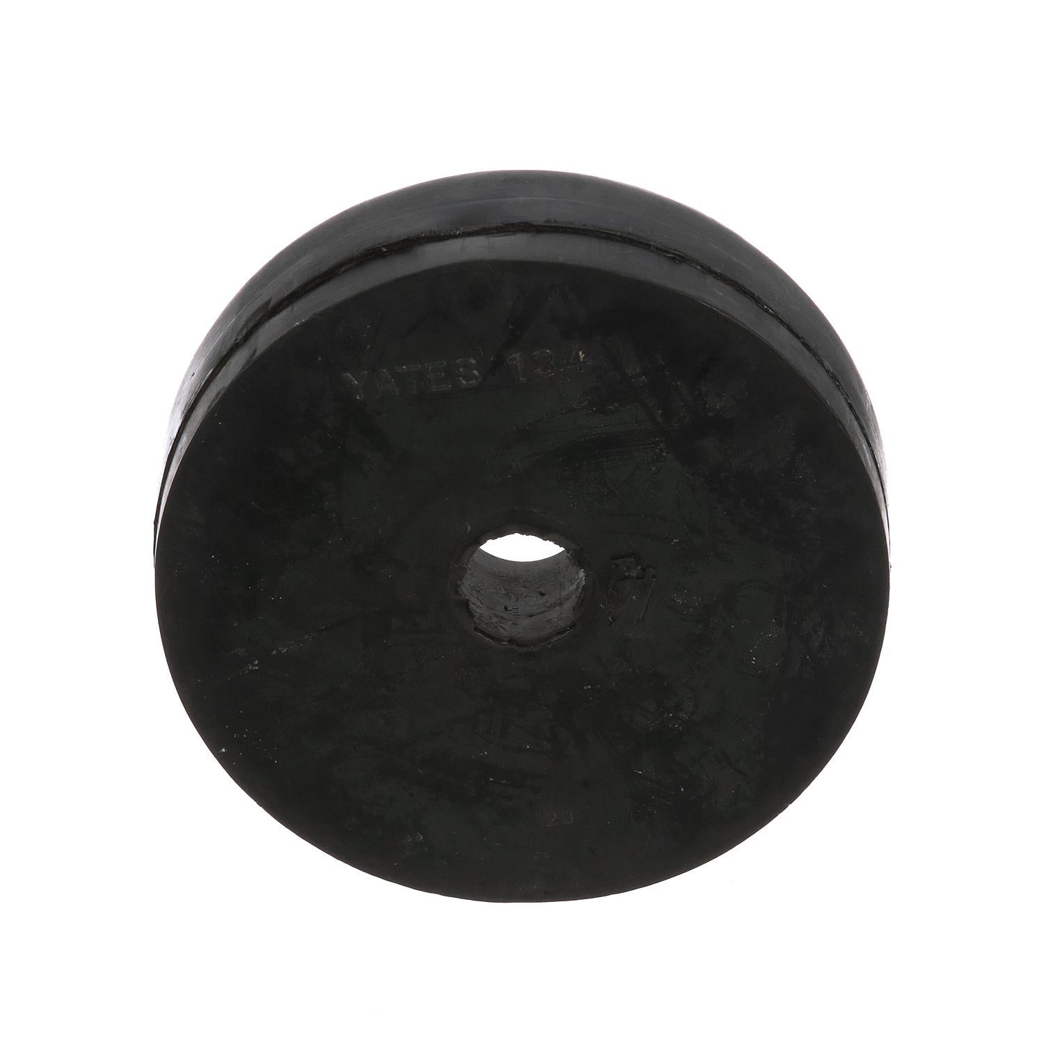 Seachoice 56400 Black Rubber Roller End Cap 3-1/2" Dia. X 1-5/16" W w/ 11/16" ID