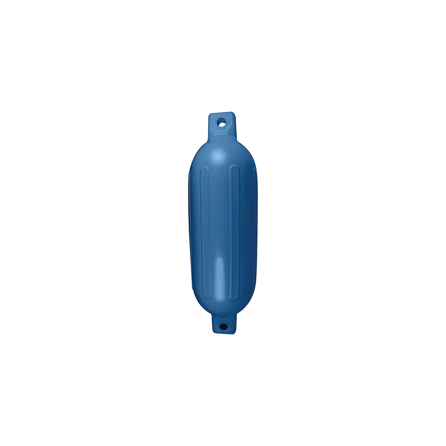 Seachoice DE79202S 79081 Twin Eye Ribbed Fender, Blue, 5.5 x 20"