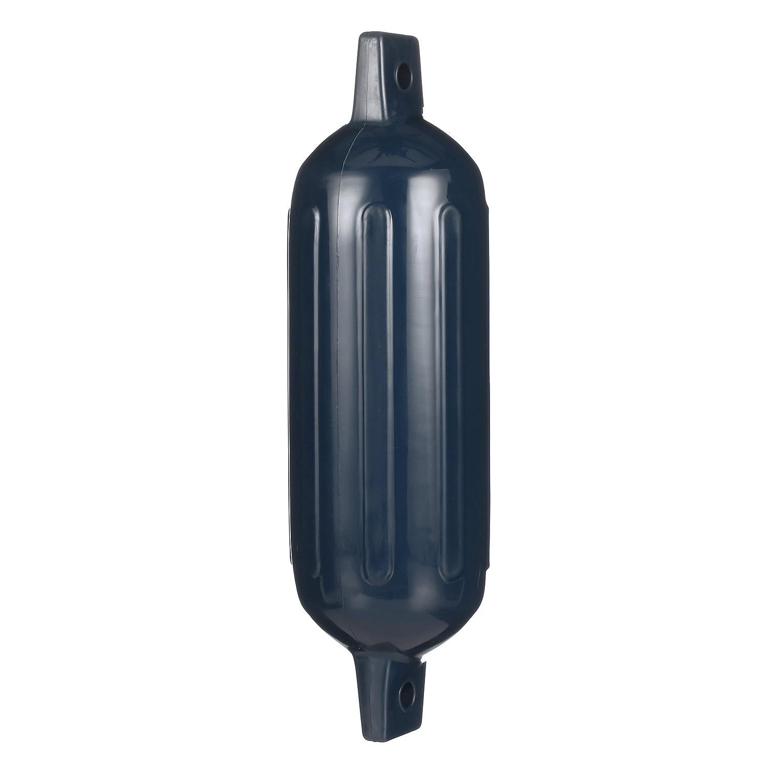 Seachoice DE79232S 79091 Twin Eye Ribbed Fender, Blue, 6.5 x 23"