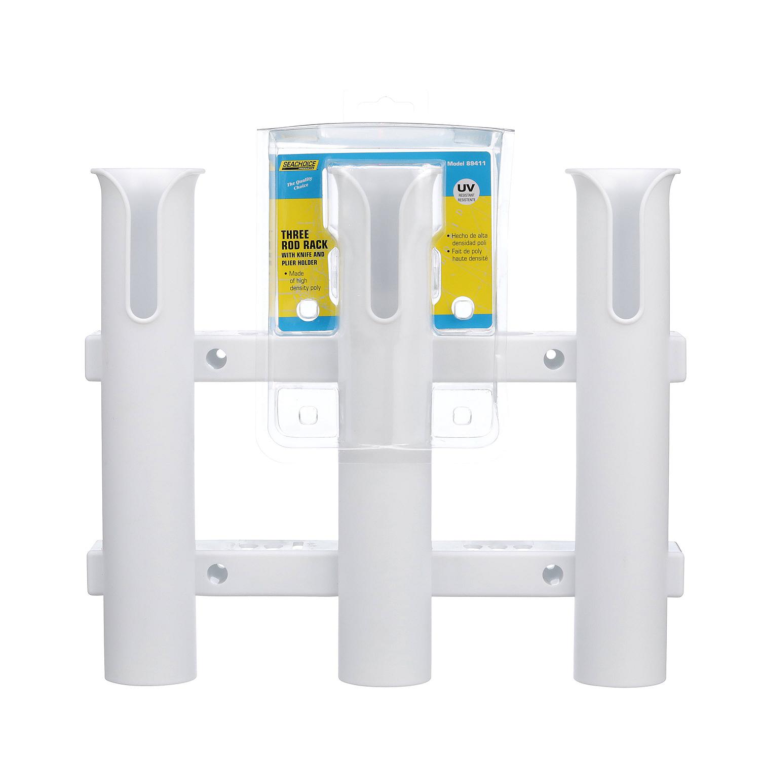 Seachoice 89411 Polyurethane 3 Rod Rack