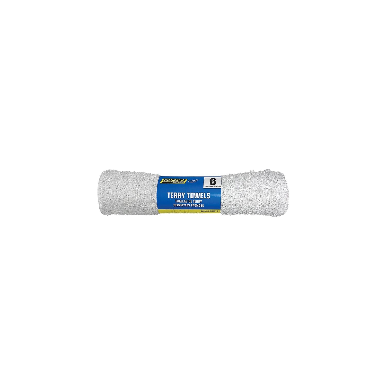 Seachoice T-90010-SC Terry Towels, 6-pk. Roll