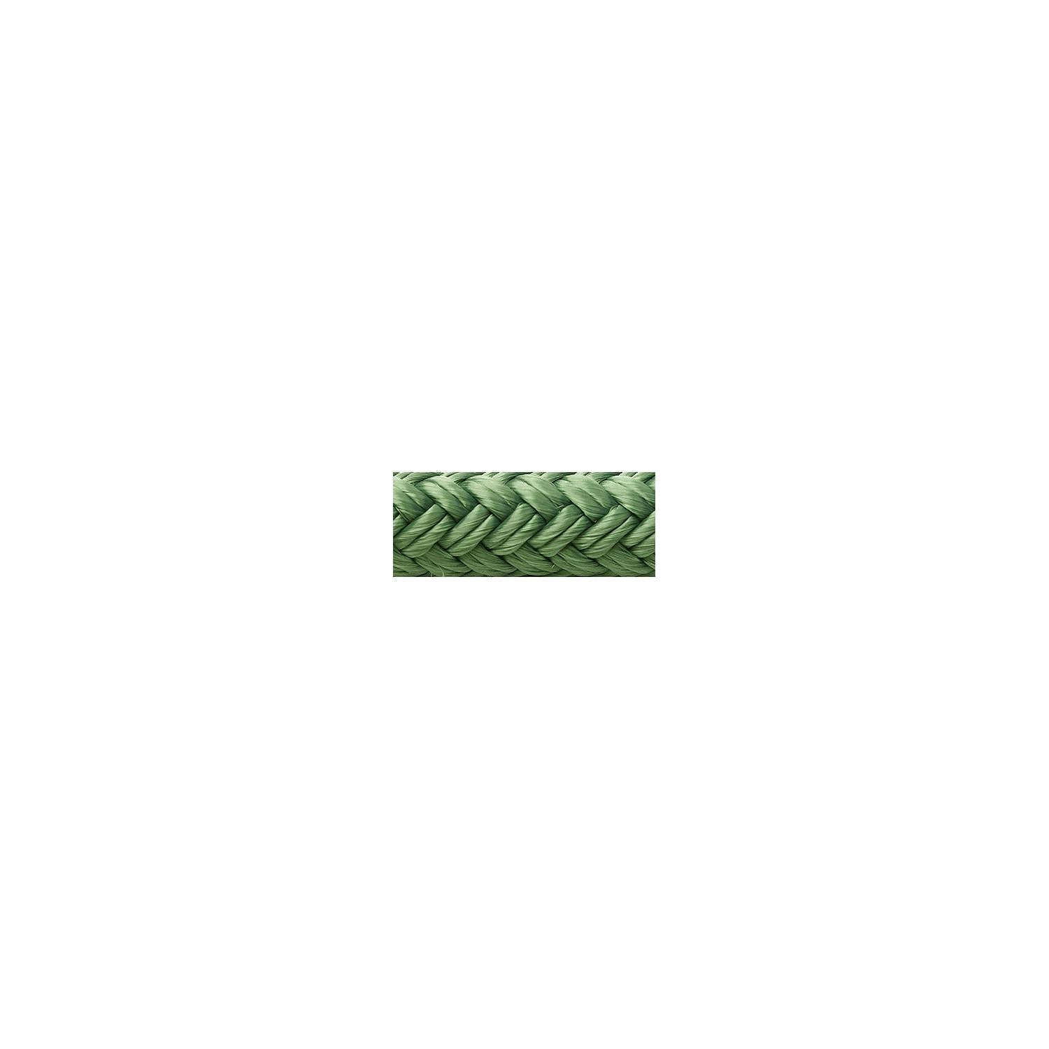 Seachoice Double-Braid Nylon Dock Line w/ Eye Splice, Pre-Shrunk, Heat Stabilized, 3/8 In. X 15 Ft., Forest Green