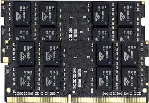 Timetec 16GB DDR4 3200MHz (or 2933MHz or 2666MHz PC4-25600 Non-ECC Unbuffered 1.2V CL22 2Rx8 Dual Rank 260 Pin SODIMM Laptop Notebook PC Computer Memory RAM Module Upgrade