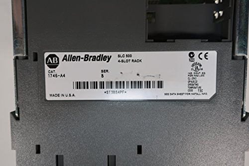 Allen Bradley 1746-A4 1746-P2 SLC-500 4-Slot Chassis W/Power Supply D622186