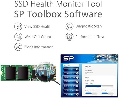 Silicon Power 512GB A55 M.2 SSD SATA III Internal Solid State Drive 2280 SU512GBSS3A55M28AC