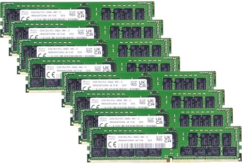 Timetec Hynix Original 32GB KIT(2x16GB DDR4 3200MHz PC4-25600 Registered ECC 1.2V CL22 288 Pin RDIMM Server Memory Ram Module Upgrade (32GB KIT(2x16GB