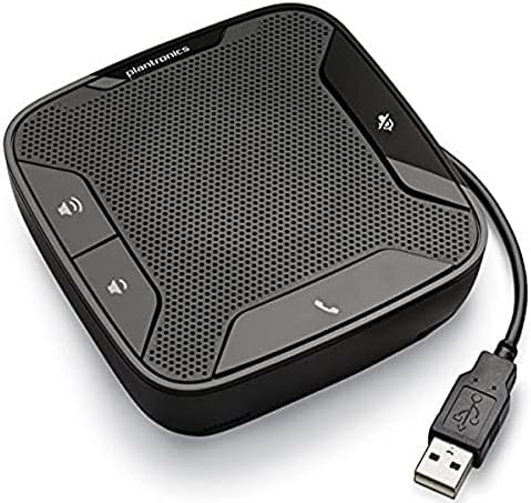 Plantronics Calisto 610-M Portable USB Speakerphone Optimized for Microsoft Lync, Skype and UC 201869-02,Black|B00SLP4VQK