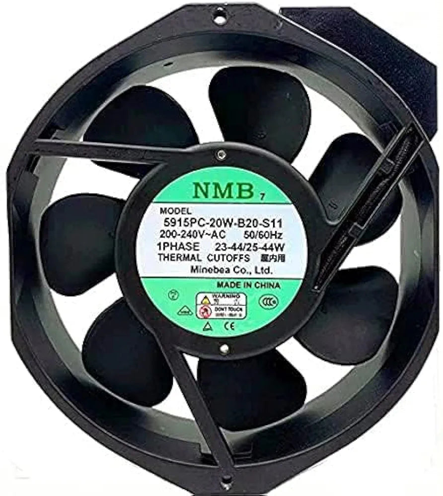 5915PC-20W-B20-S11 200-220VAC 23/44W 172×150×38mm High Temperature Resistant Fan for 5915PC-20W-B20-S11 Fan
