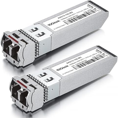 10Gtek 10GBase-T SFP+ to RJ-45 Transceiver, 10Gbe SFP+ Copper Ethernet CAT6a Module, up to 30m, for Cisco SFP-10G-T-S, Ubiquiti UniFi, Fortinet, TP-Link and More|B01KFBFL16