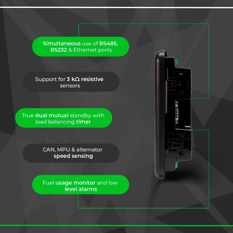 Thunder Parts DSE7420 MKII Original - Made in UK | Auto Start Control Module | Built-in SNMP & Web Server Features | Diesel or Gas Applications | DSE7420-03